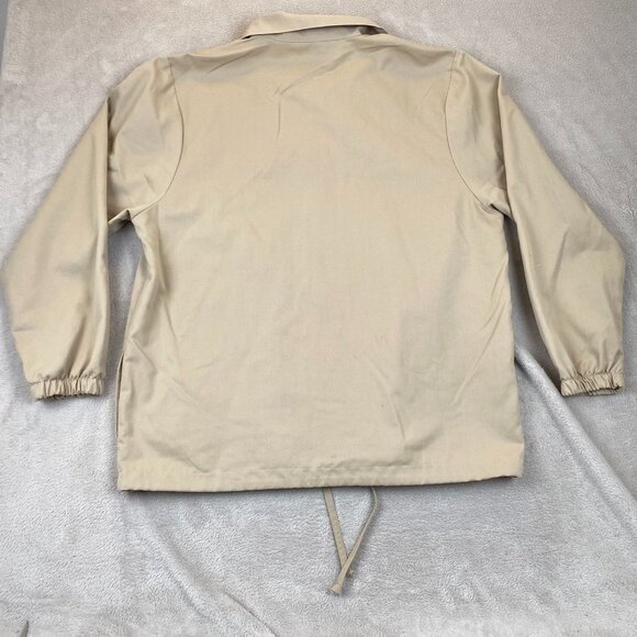 Bonworth Womens Jacket Large Beige Lightweight Full Zip Collared Floral Casual - Picture 10 of 10